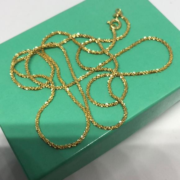 HP! 18k yellow Gold over 925 silver 22” necklace - Picture 6 of 8